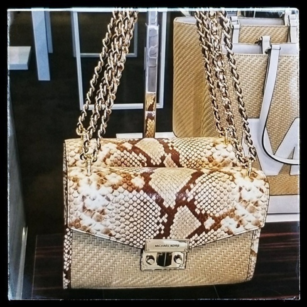 Michael Kors Straw Python Capsule